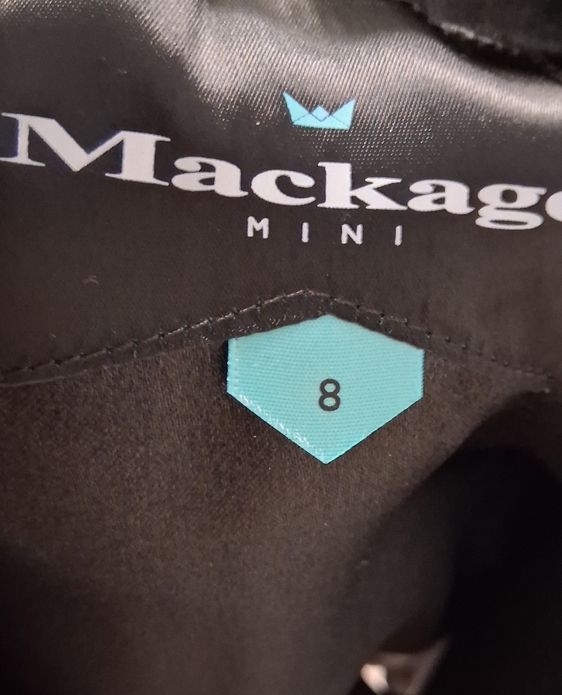 Authentic NWOT MACKAGE Kids Unisex Wool Coat / Peacoat  Size 8 - Picture 6 of 9